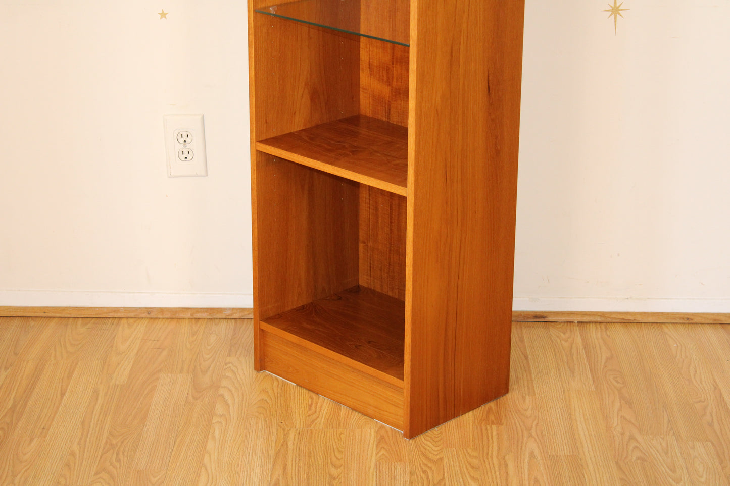 Danish Modern Teak Clock w/ Shelves