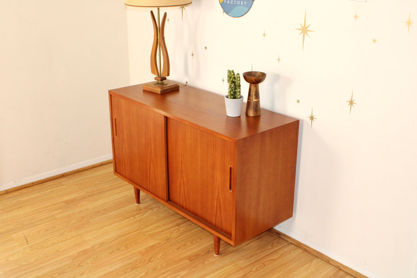 Carlo Jensen - Danish Teak Compact Sideboard (1)