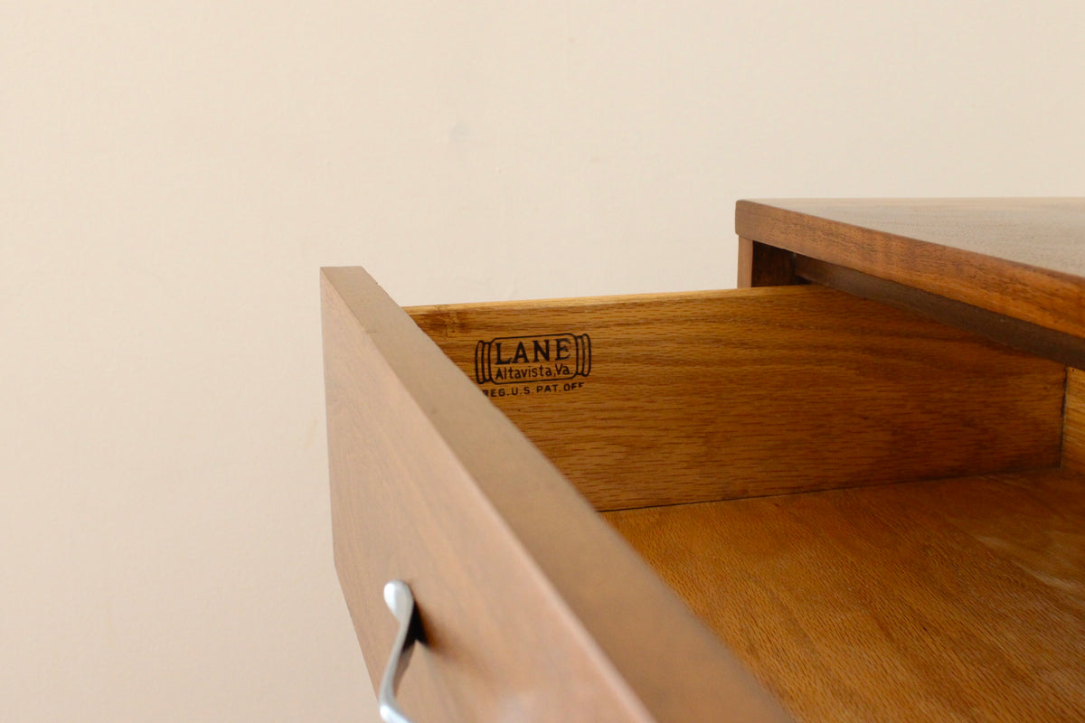 Andre Bus-American Modernist Walnut Double Dresser