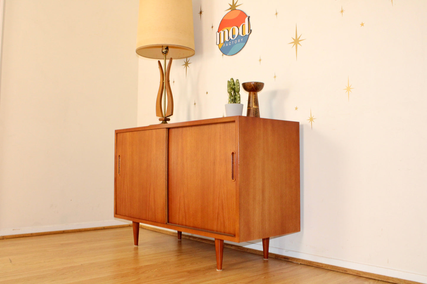 Carlo Jensen - Danish Teak Compact Sideboard (1)