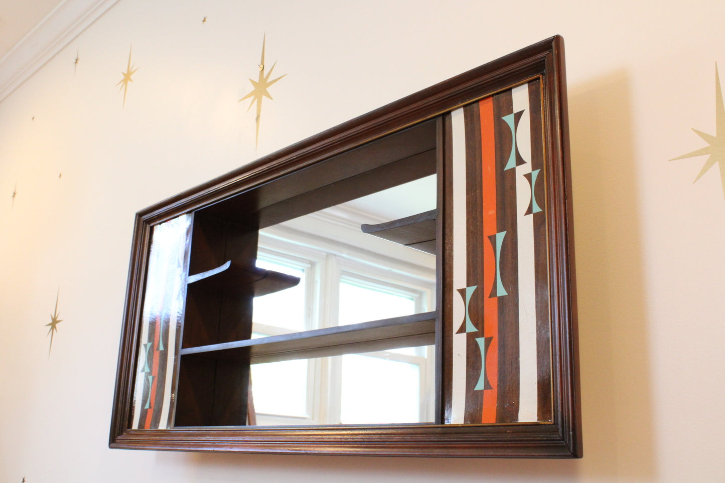 Turner Mid Century Mirrored Shadow Box