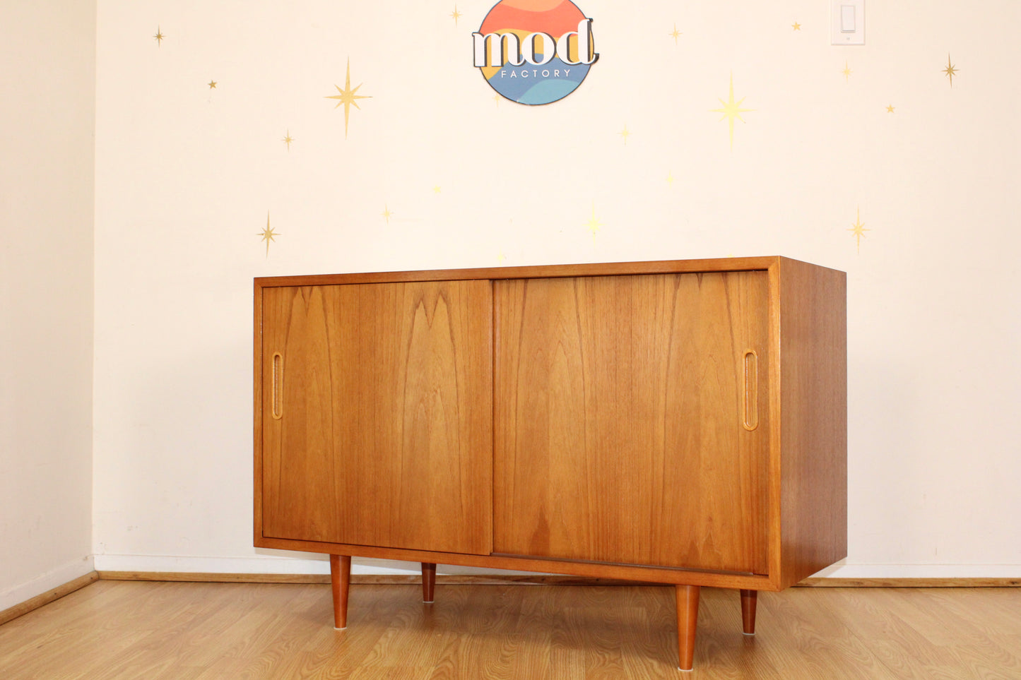 Carlo Jensen - Danish Teak Compact Sideboard (2)