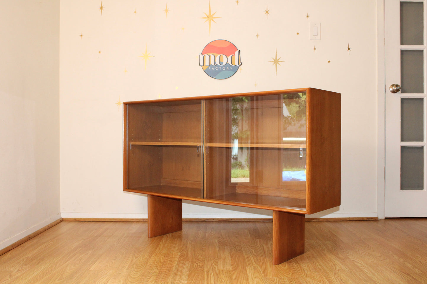 Danish Modern Teak Display Cabinet/Bookcase