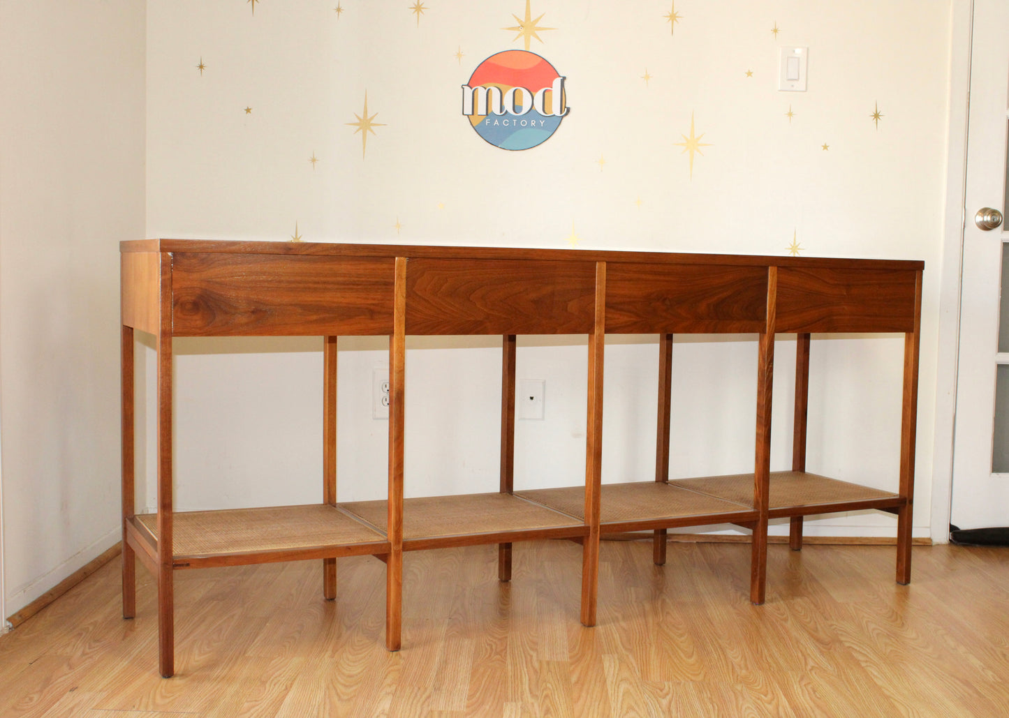 Paul McCobb - Lane "Delineator" Walnut & Rosewood Console Table
