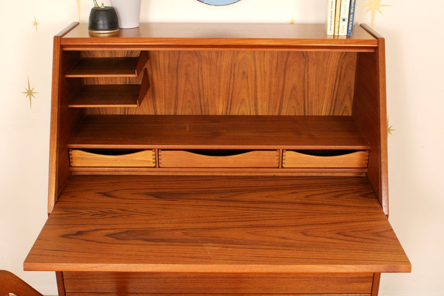 Kai Kristiansen - Danish Teak Compact Secretary Desk