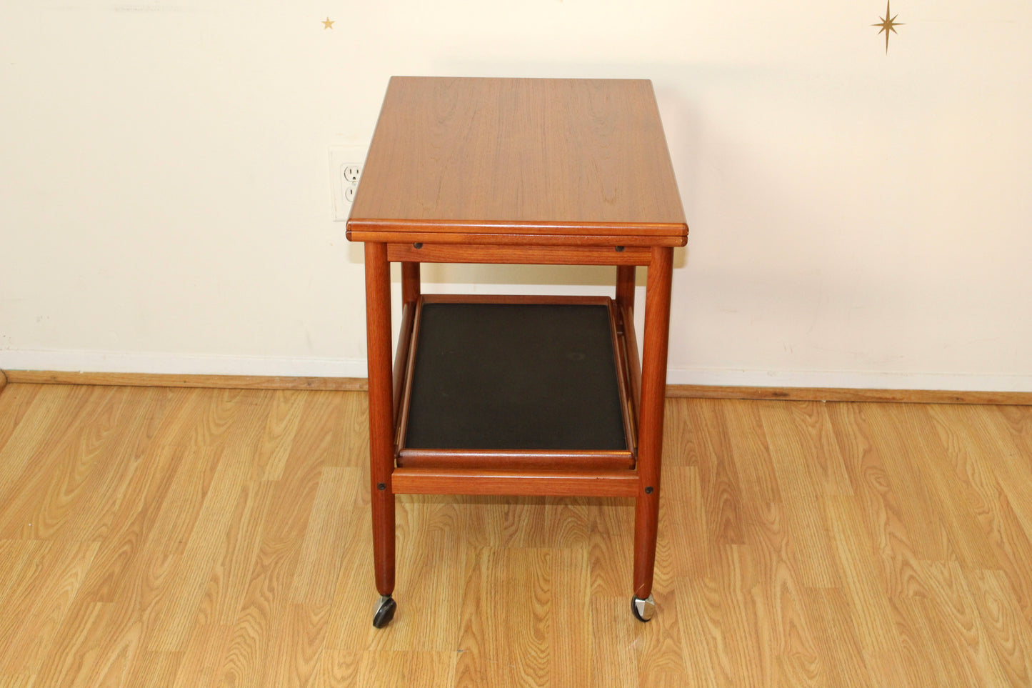 Grete Jalk - Danish Modern Expandable Teak Bar Cart