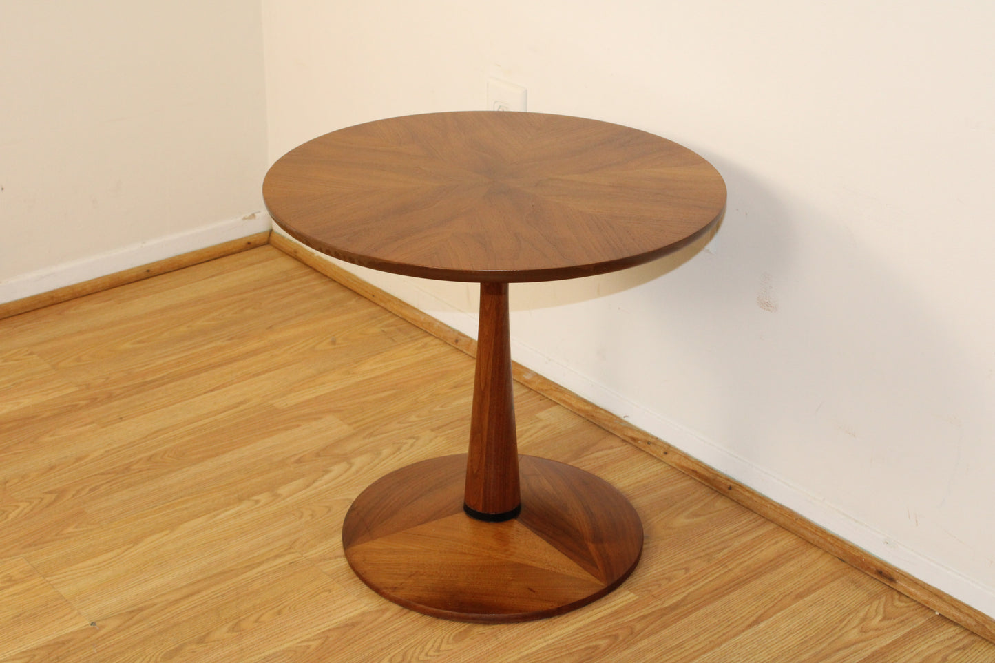 Kipp Stewart - Drexel "Declaration" Walnut Tulip Side Table