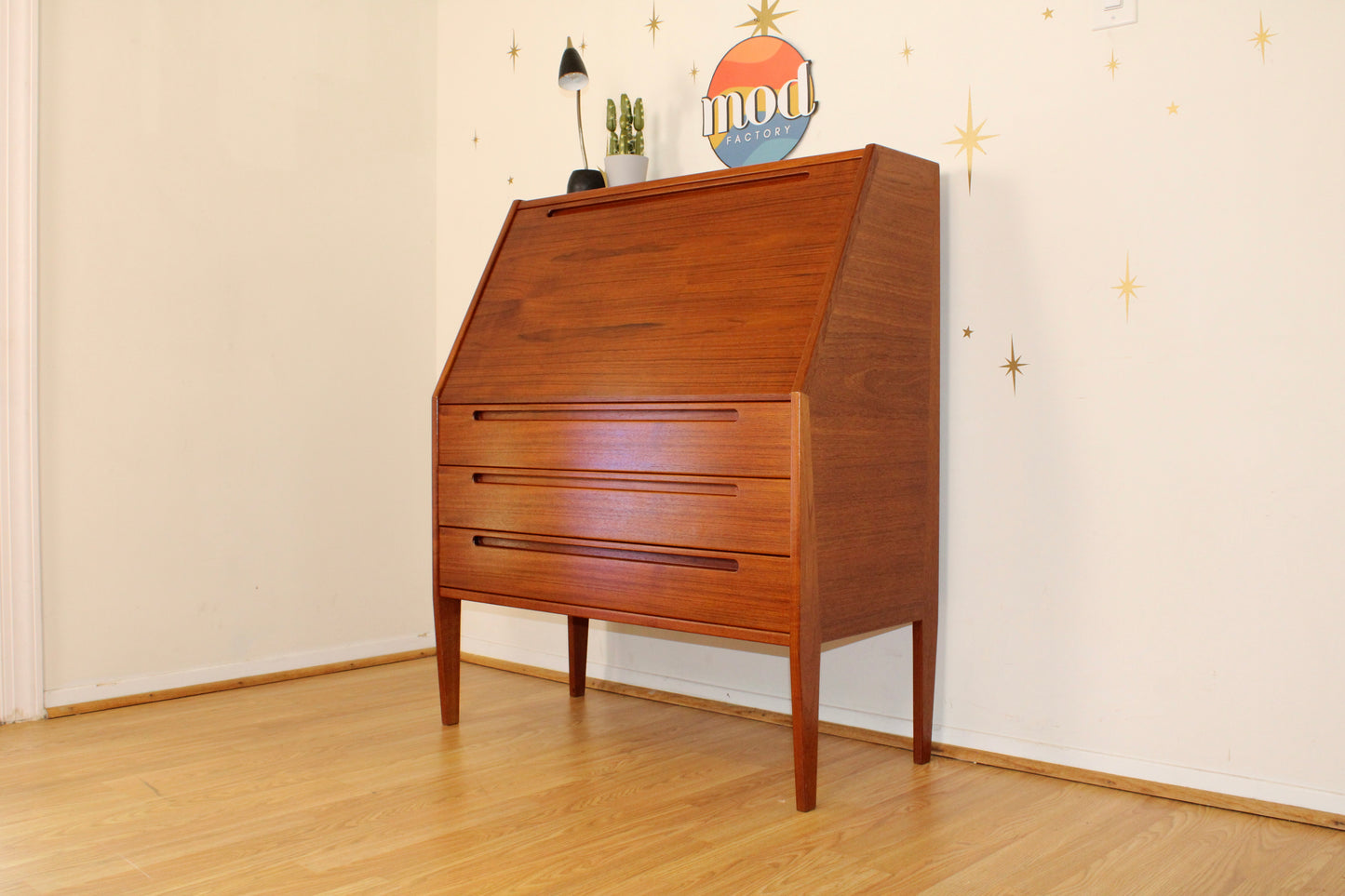 Kai Kristiansen - Danish Teak Compact Secretary Desk