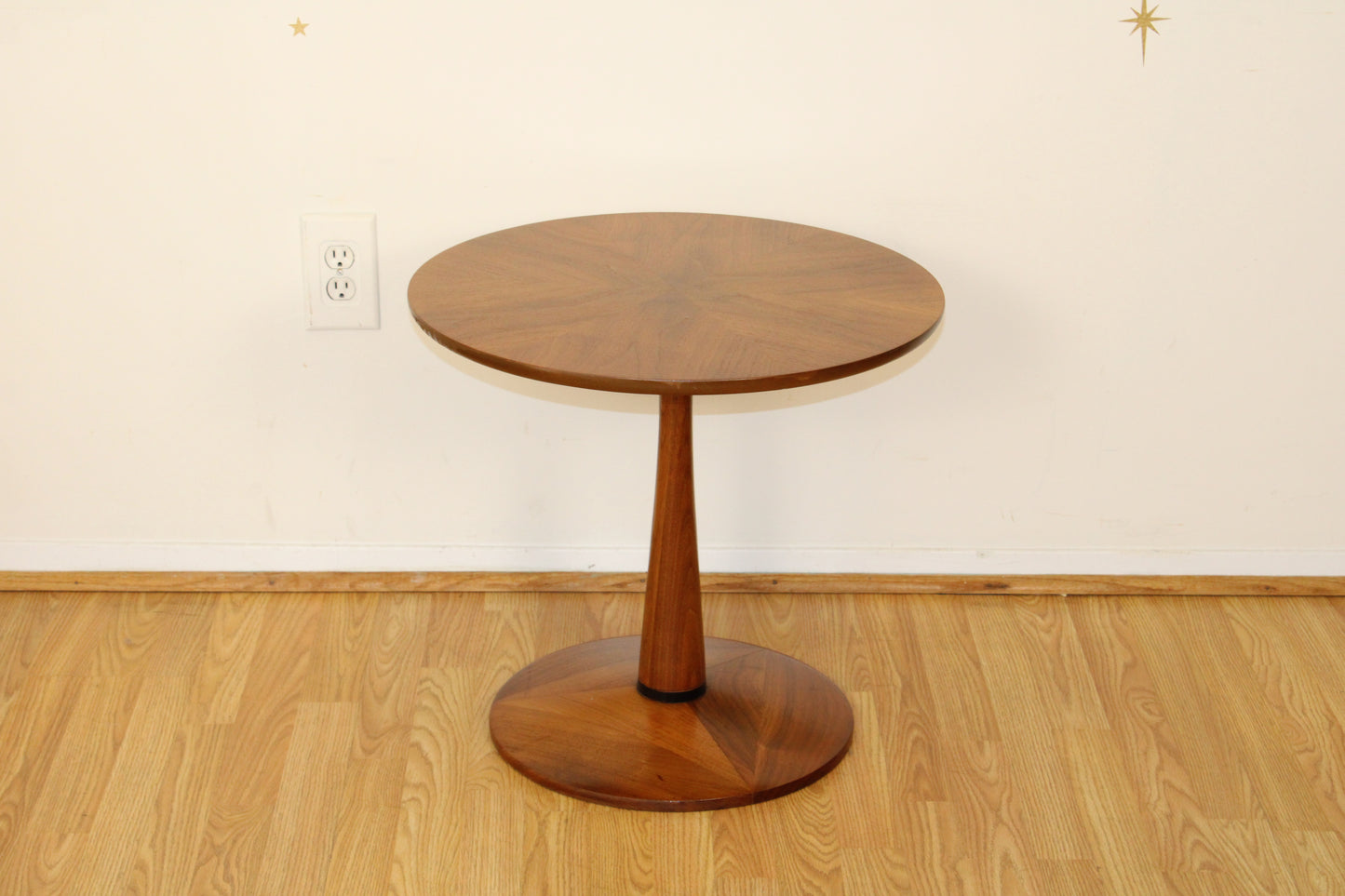 Kipp Stewart - Drexel "Declaration" Walnut Tulip Side Table