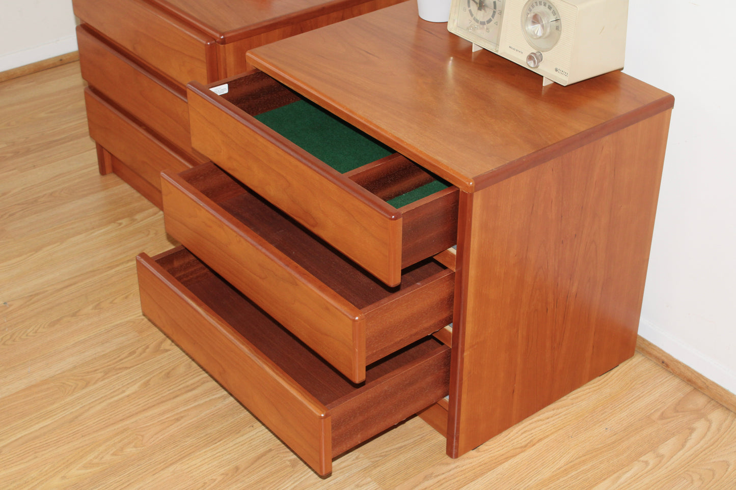 Pair of Vintage Teak Nightstands