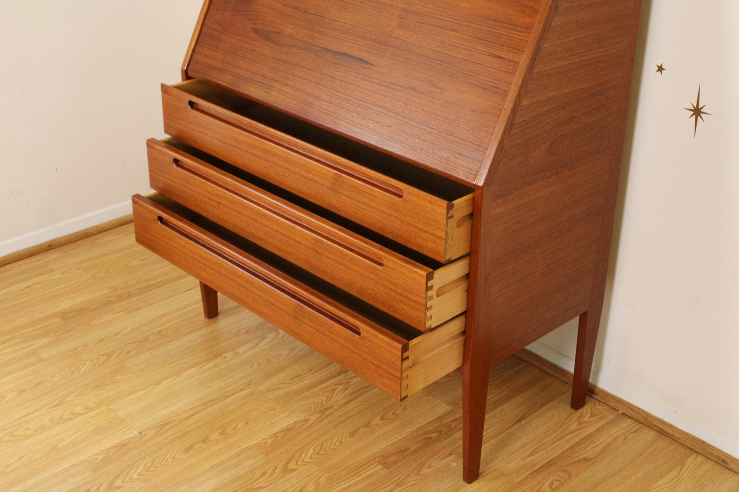 Kai Kristiansen - Danish Teak Compact Secretary Desk