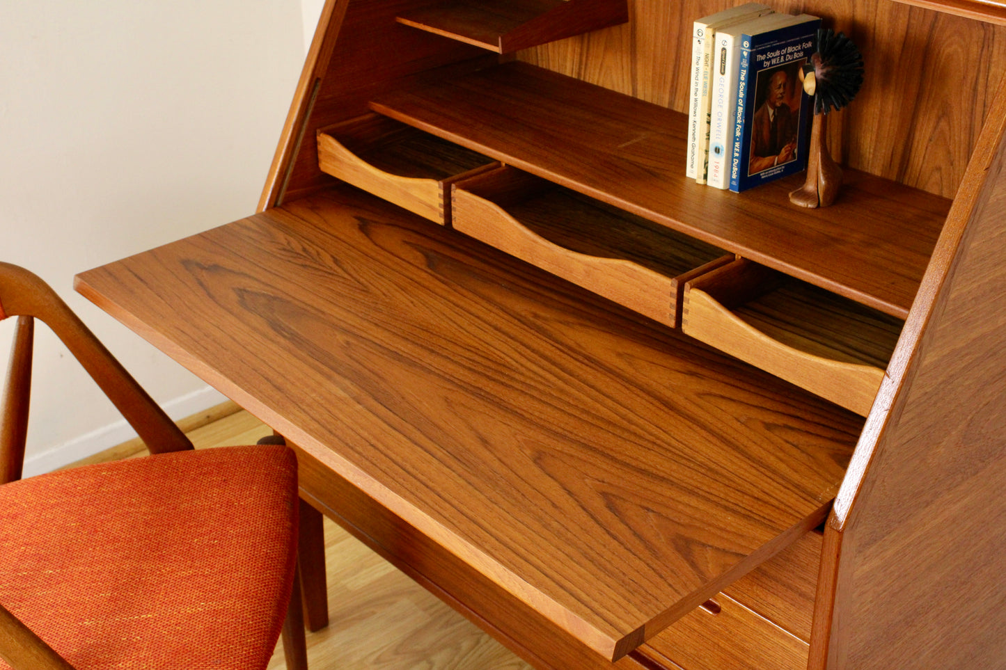 Kai Kristiansen - Danish Teak Compact Secretary Desk