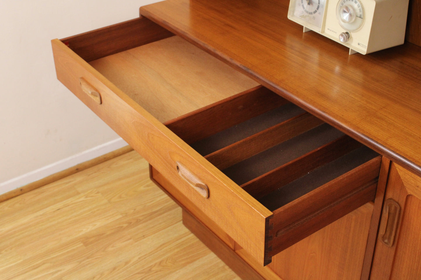 V.B. Wilkins - G Plan "Fresco" Teak Sideboard w/ Hutch