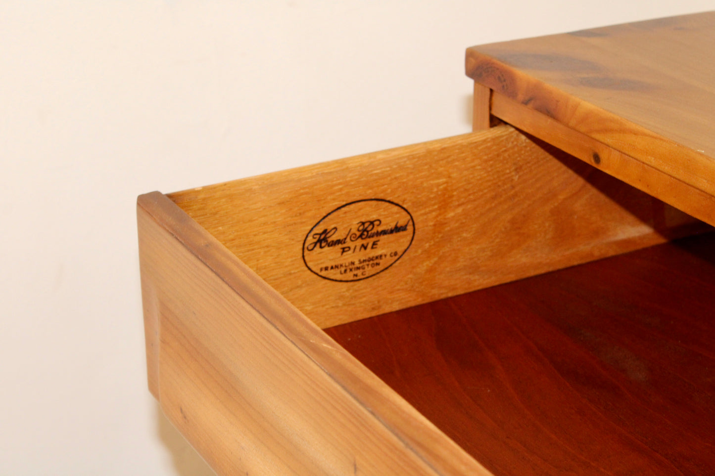 American Modernist Solid Pine Double Dresser