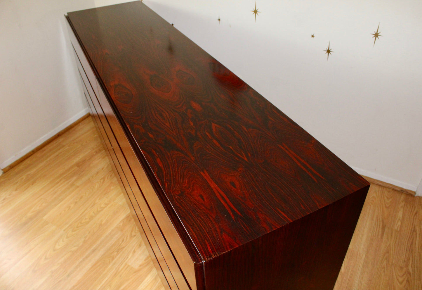 Danish Brazilian Rosewood 8 Drawer Dresser