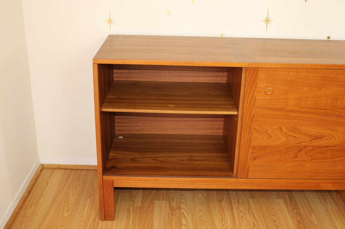 Danish Modern Teak Compact Credenza/Buffet