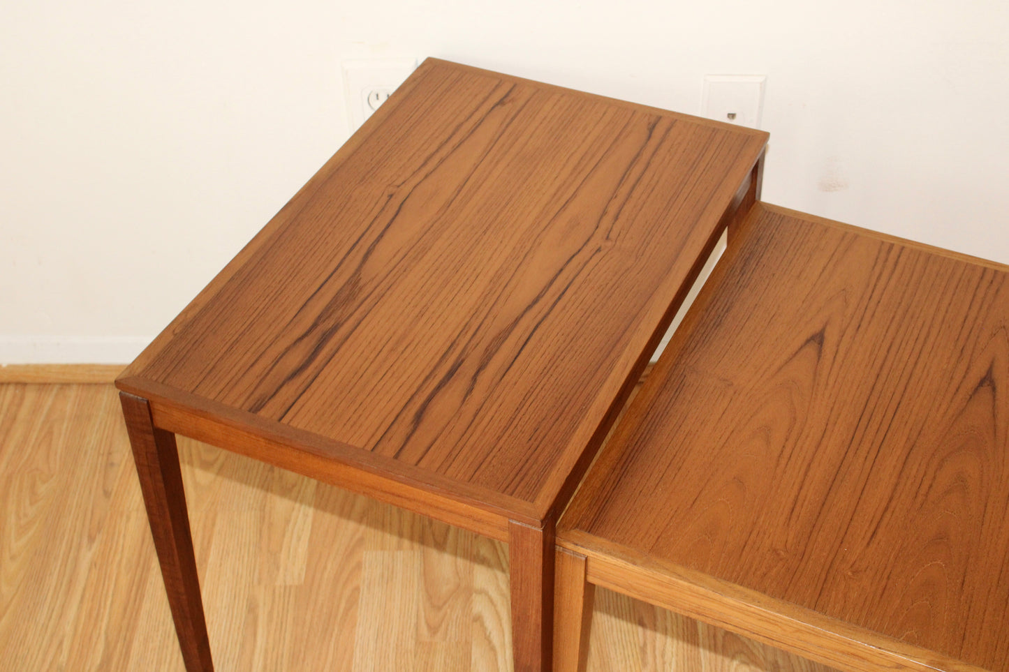 Danish Teak Nesting Tables, Set of 3