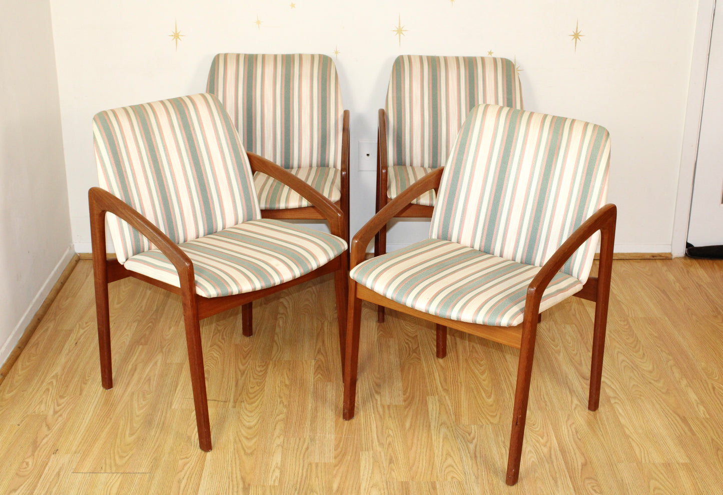 Henning Kjaernulf - Set of 4 Teak Dining Chairs