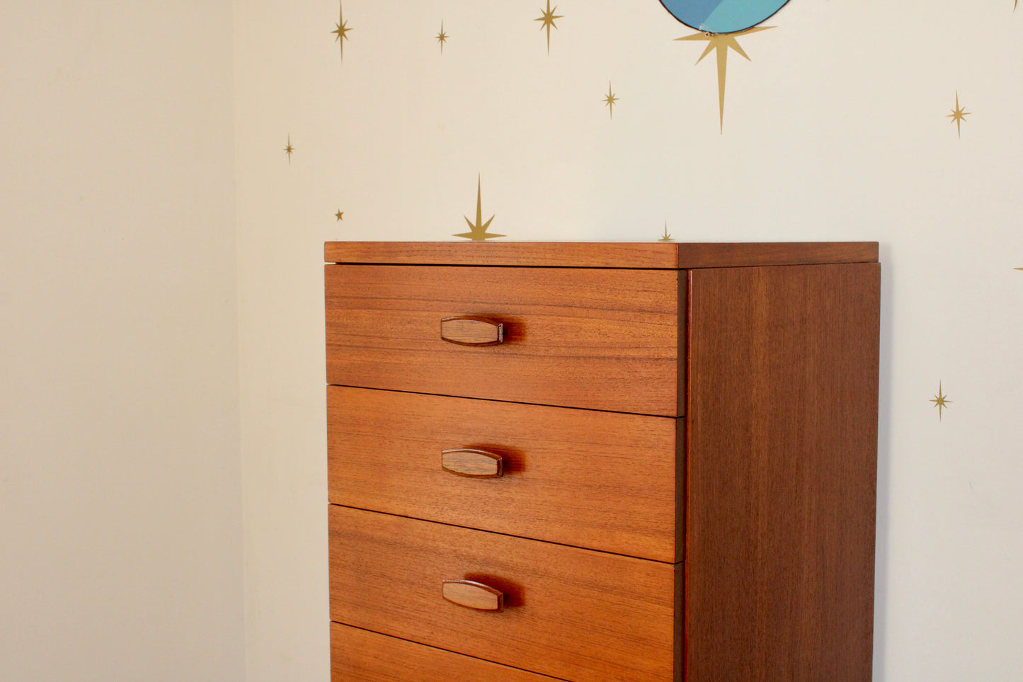 R. Bennett - G Plan Quadrille Teak Chest of Drawers