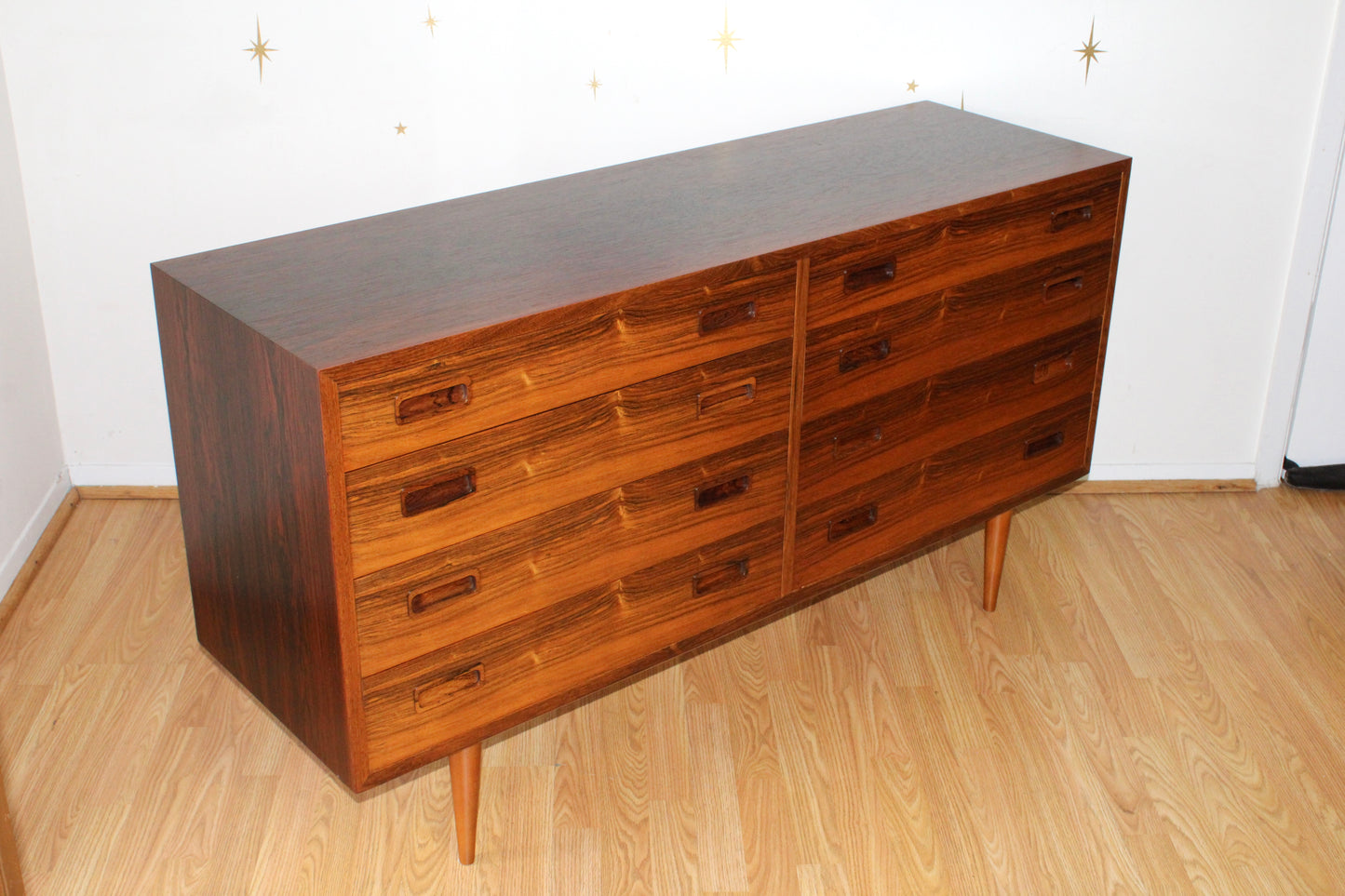 Carlo Jensen - Danish Rosewood Compact Dresser/Chest of Drawers