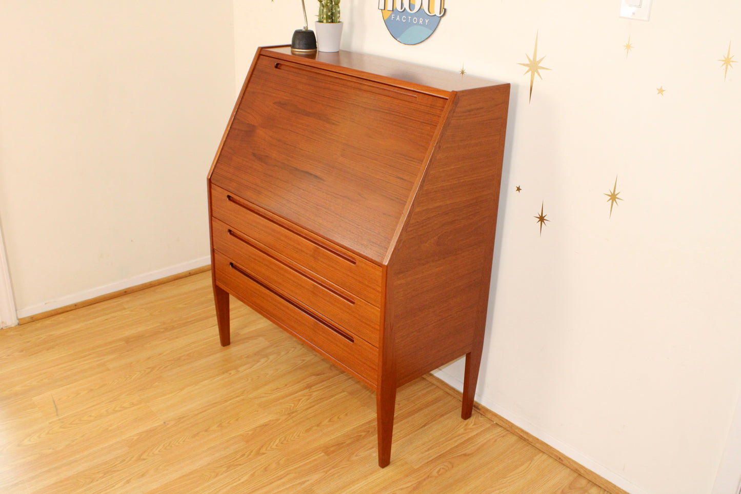 Kai Kristiansen - Danish Teak Compact Secretary Desk