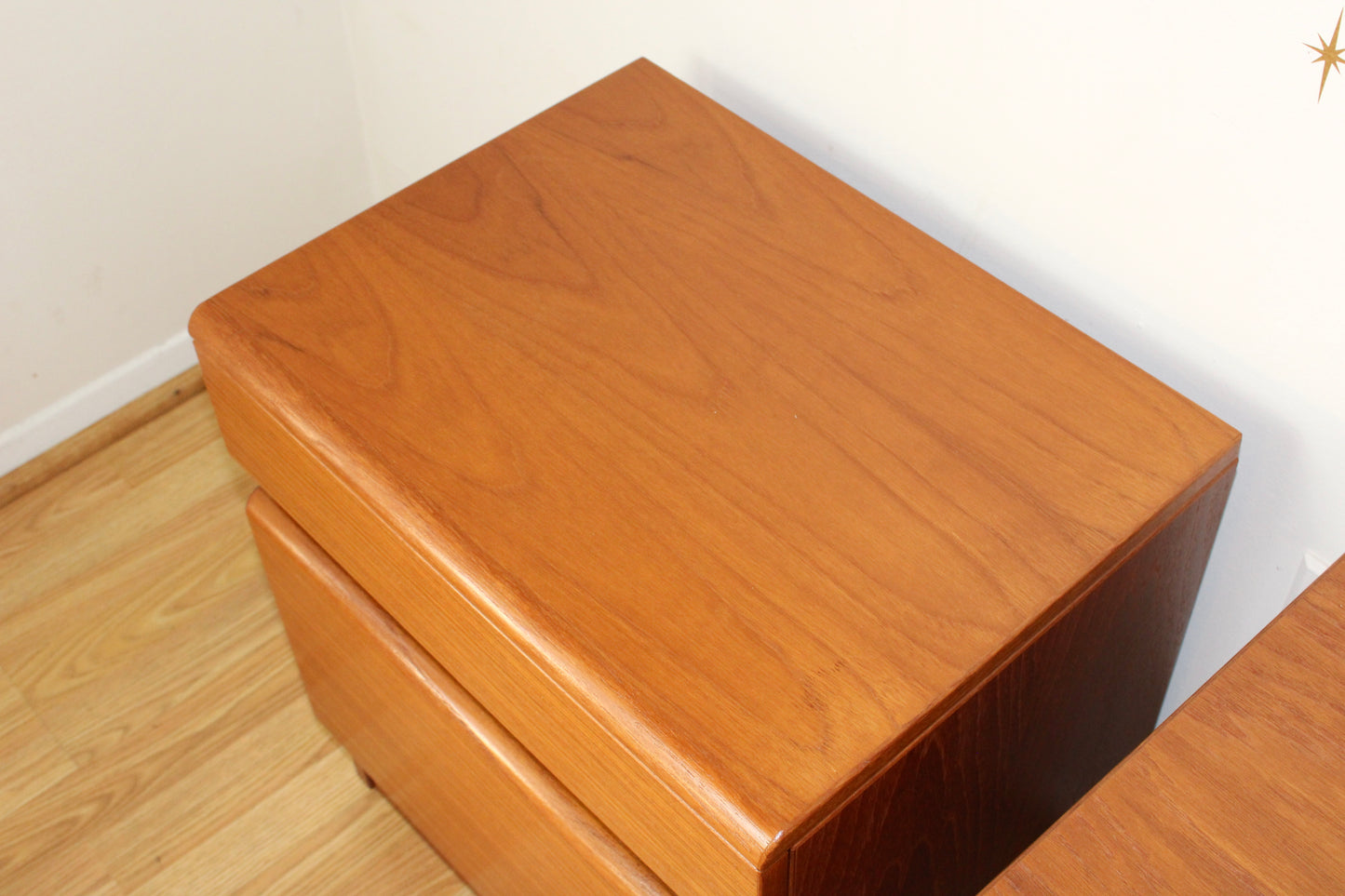 Pair of Danish Teak Nightstands