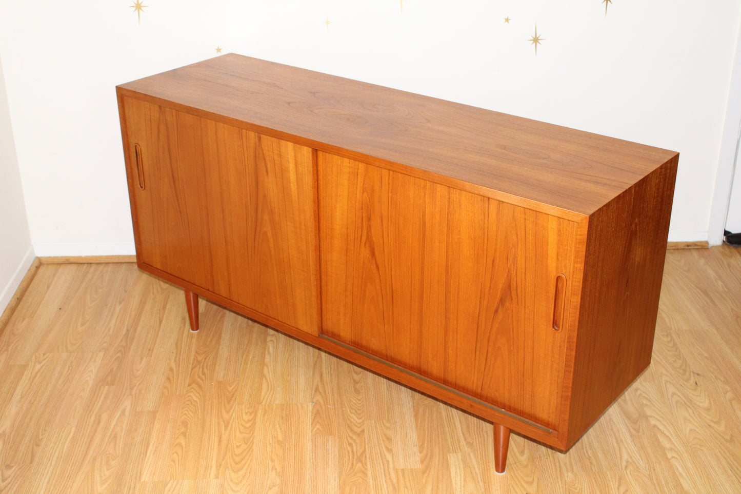 Danish Modern Teak Compact Sideboard