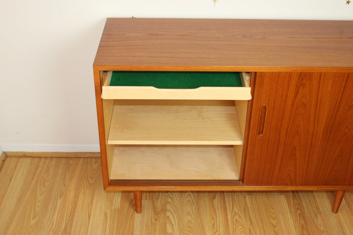Danish Teak 42" Compact Sideboard