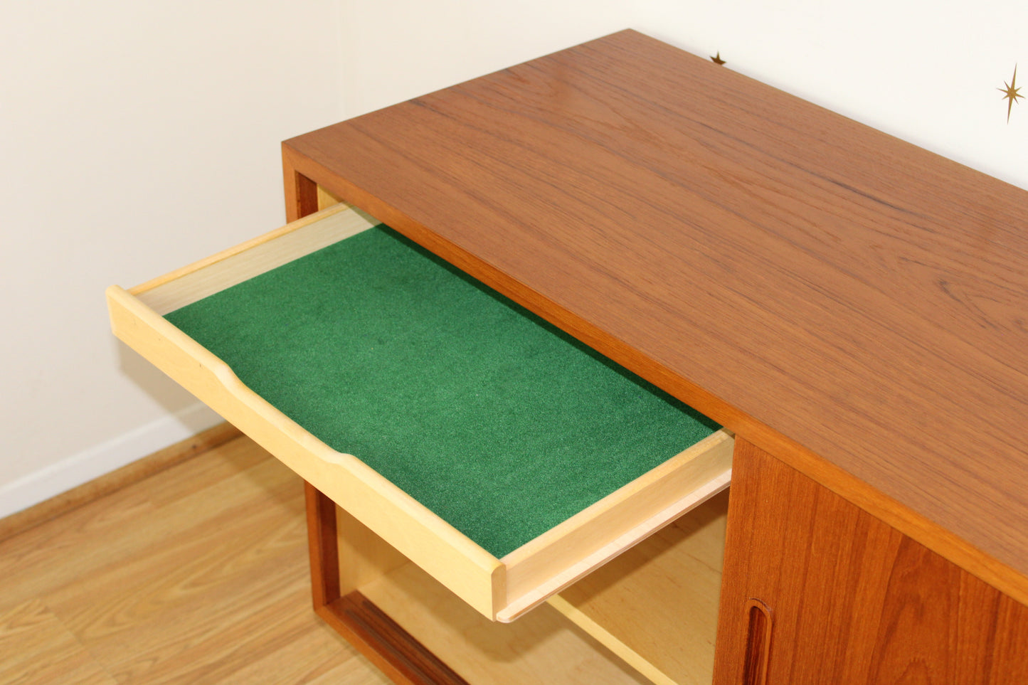 Danish Teak 42" Compact Sideboard