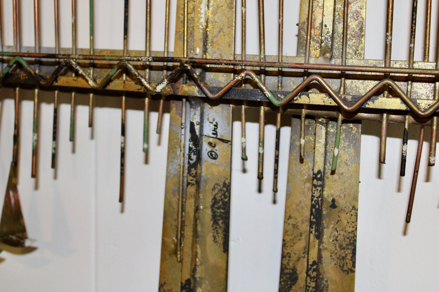 C. Jere Signed Golden Gate Bridge Wall Sculpture