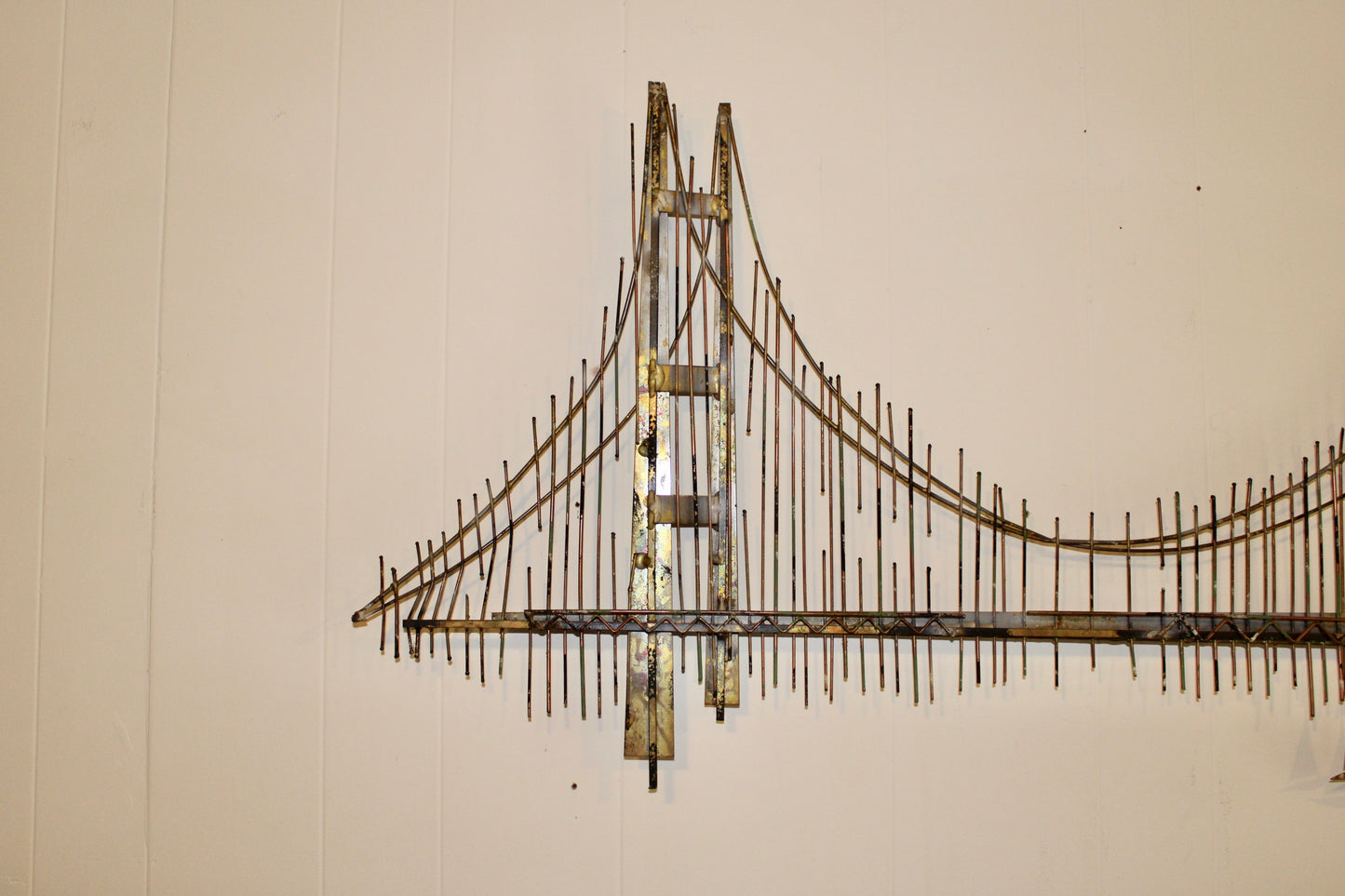 C. Jere Signed Golden Gate Bridge Wall Sculpture