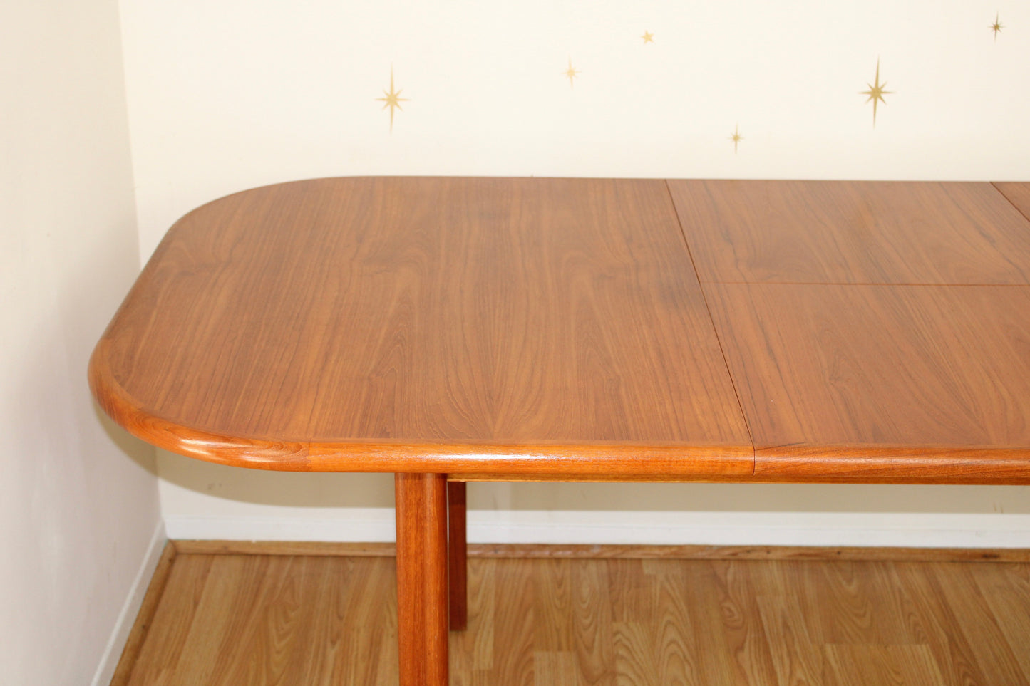 Vintage Teak Dining Table with Butterfly Leaf
