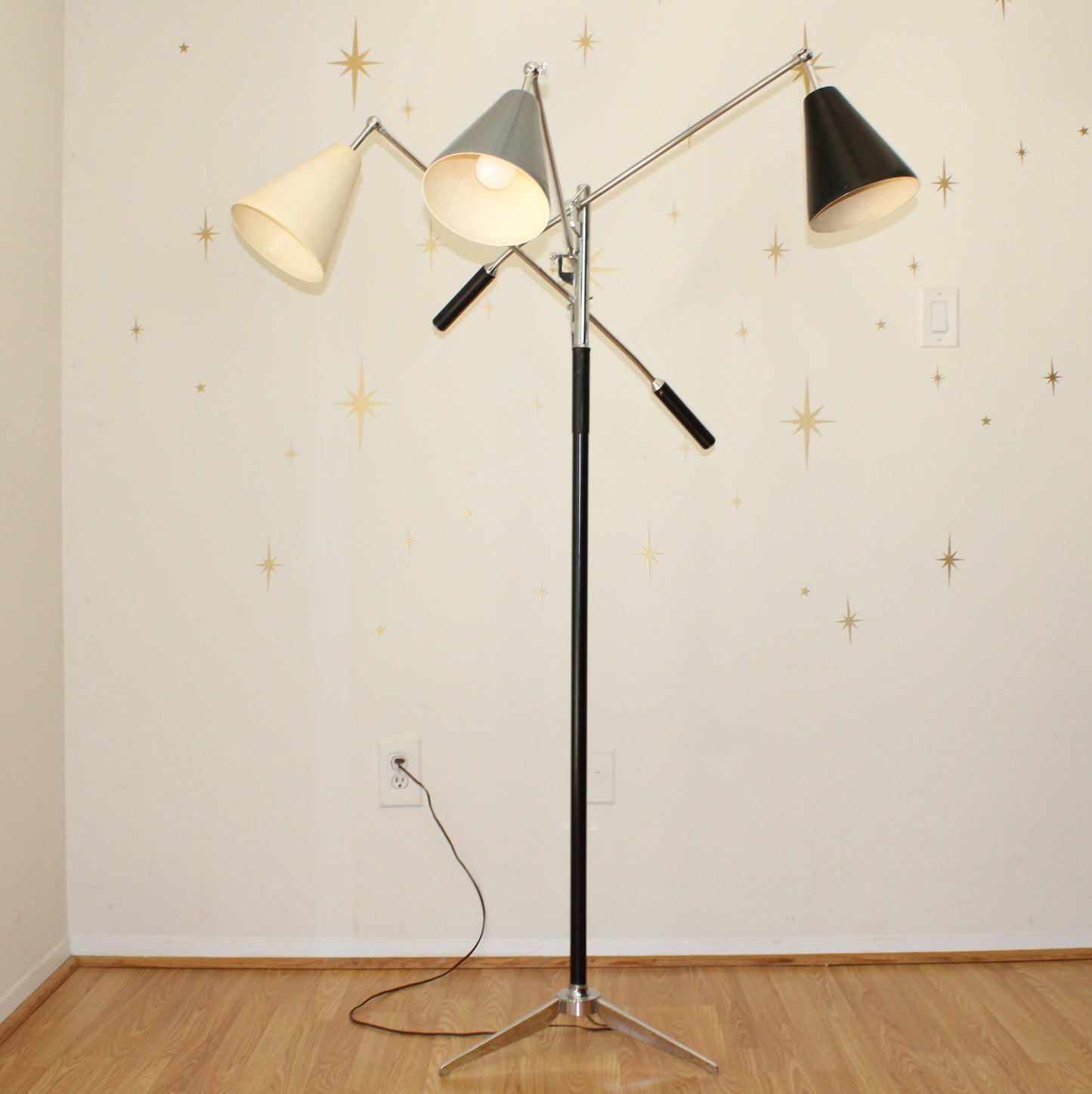 Triennale Floor Lamp by Angelo Lelli for Arredoluce Italy