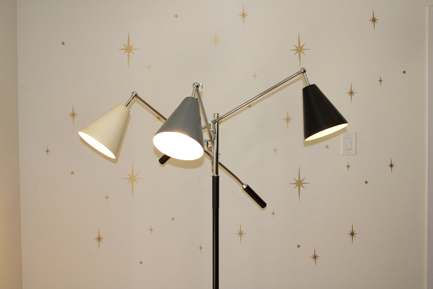 Triennale Floor Lamp by Angelo Lelli for Arredoluce Italy