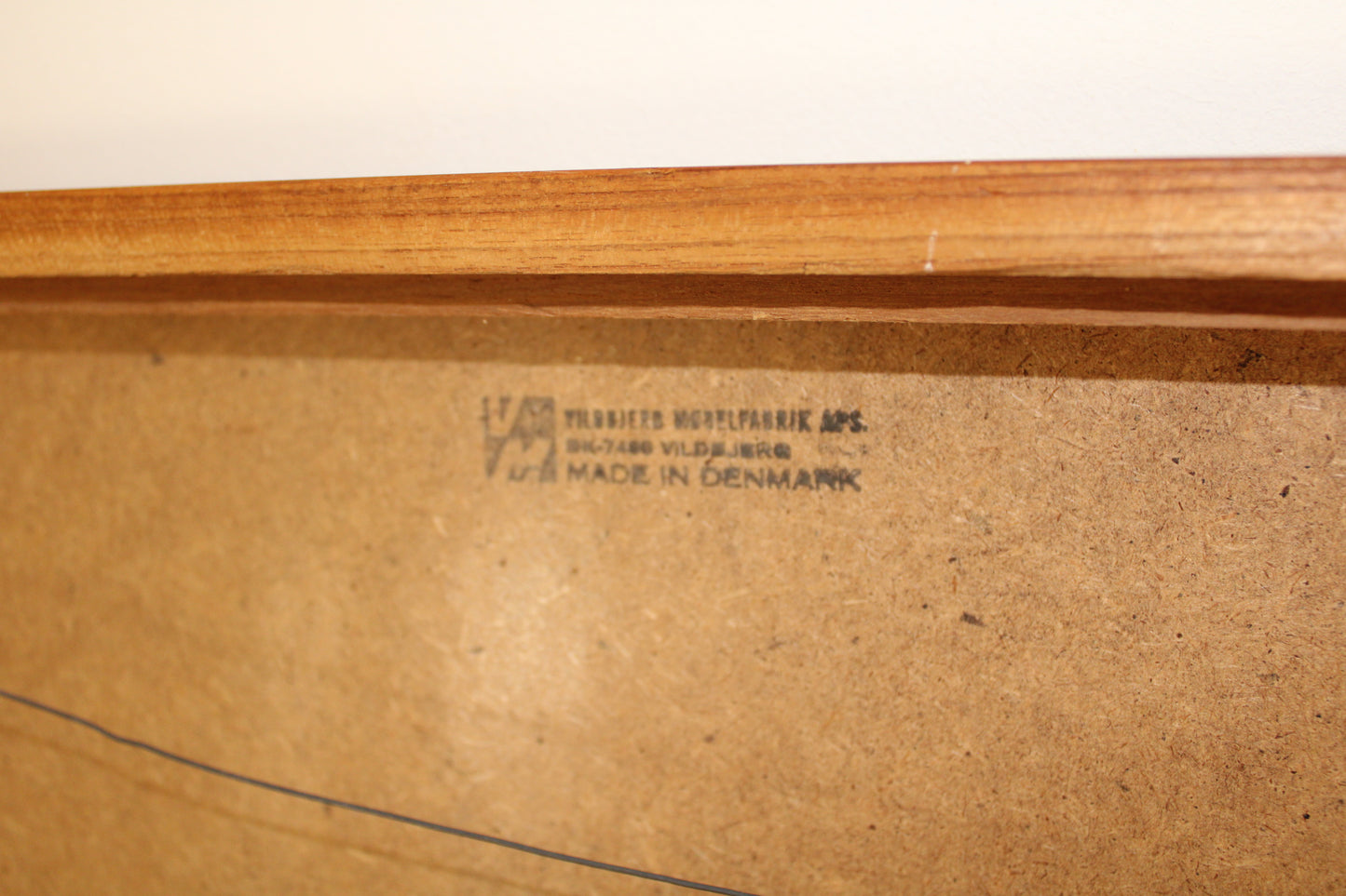 Danish Teak Wall Mirror