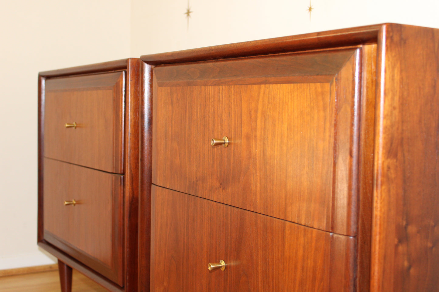 Pair-MCM Walnut Nightstands by Dillingahm