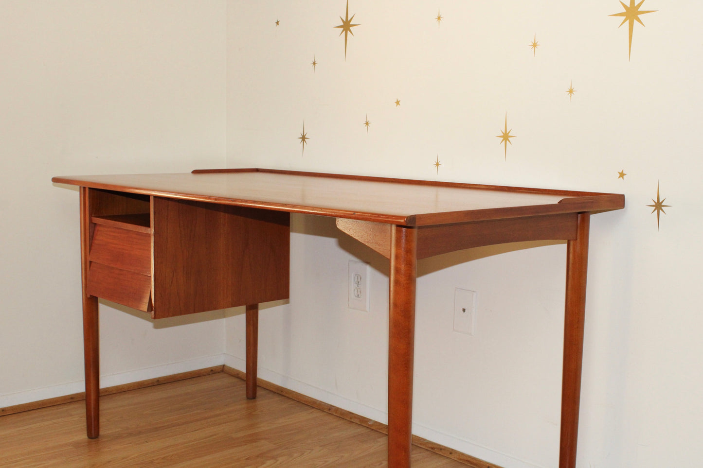 Vintage Teak desk by A.B. Lammhults Möbler, Sweden