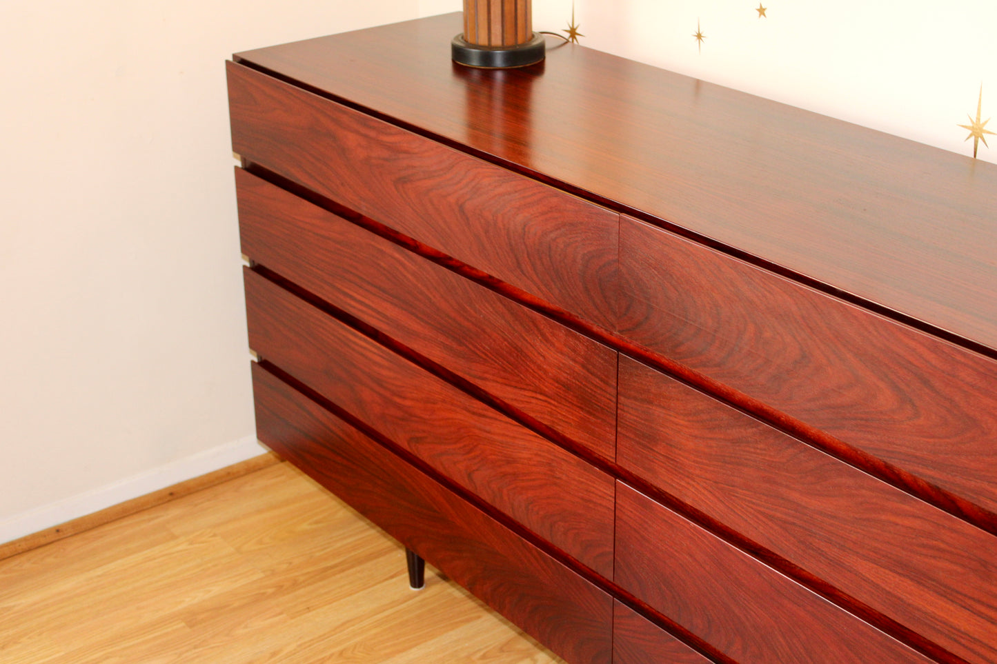 Danish Rosewood 8-Drawer Dresser