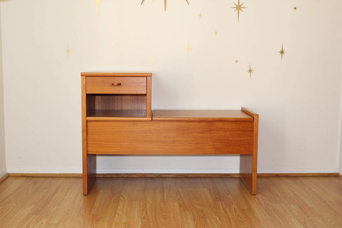 Danish Teak Entryway/Telephone Bench