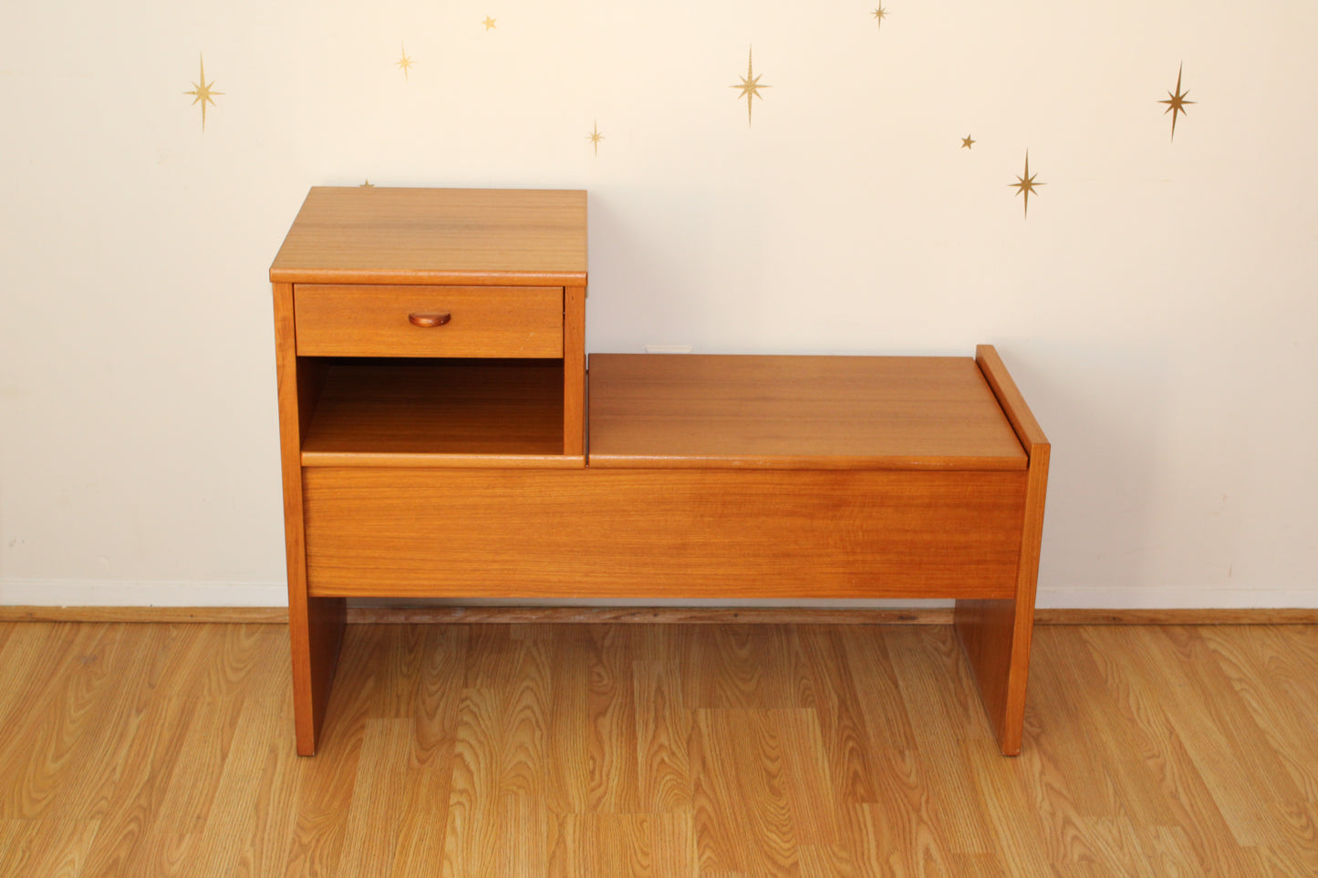 Danish Teak Entryway/Telephone Bench