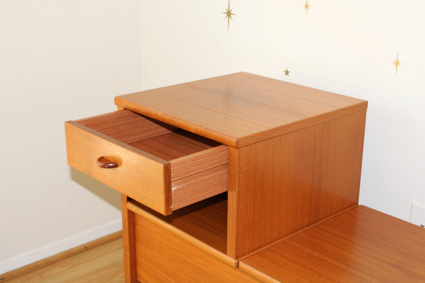 Danish Teak Entryway/Telephone Bench