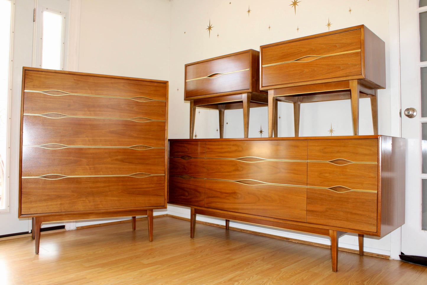 American Modernist Bedroom Set by Vignola Furniture