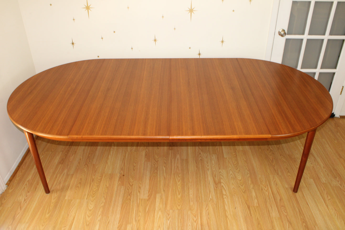 Round - Oval Danish Teak Dining Table by Johannes Andersen for Uldum