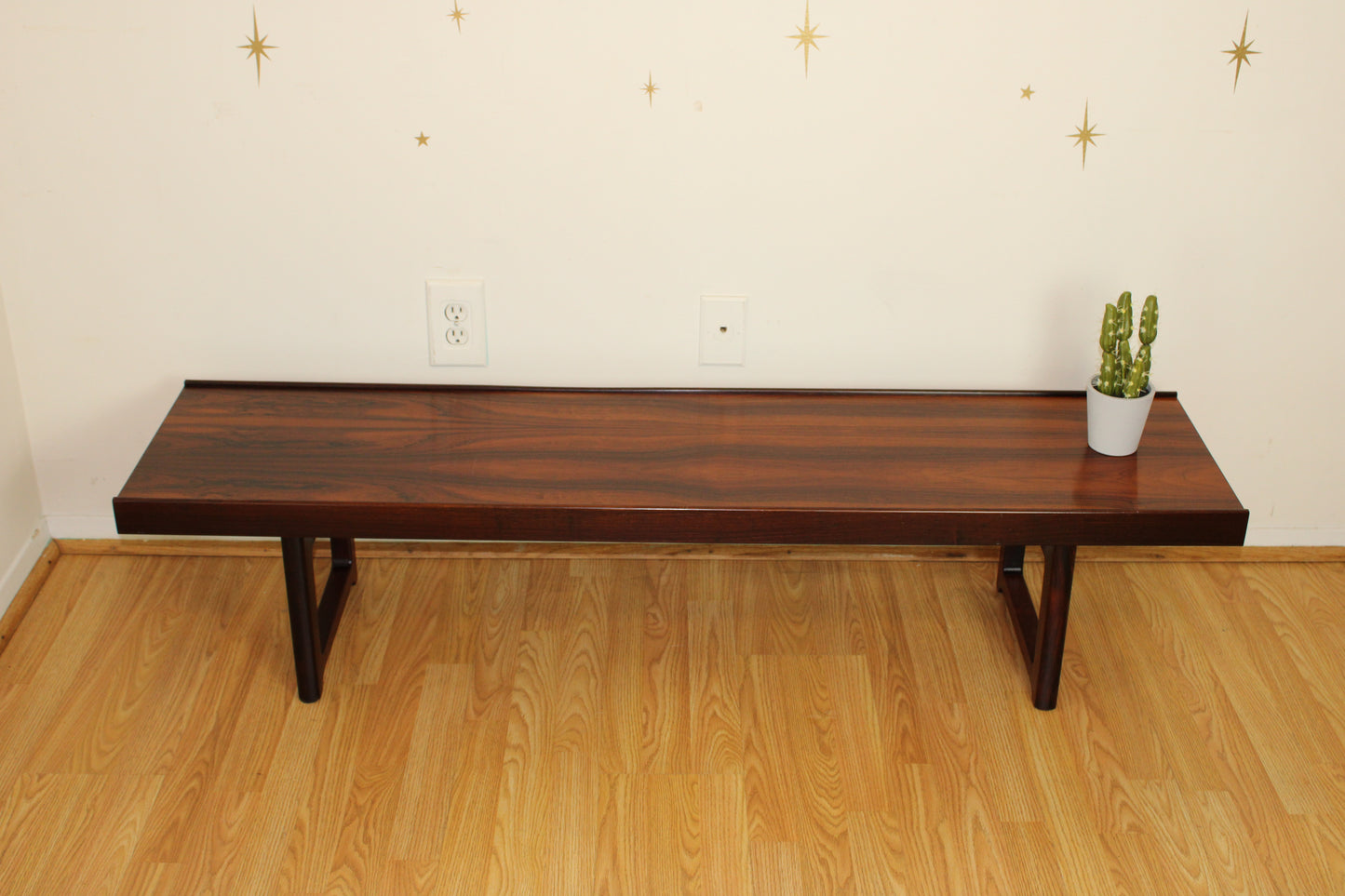 Tørbjorn Afdal for Bruksbo Norwegian Rosewood "Krobo" Coffee Table/Bench