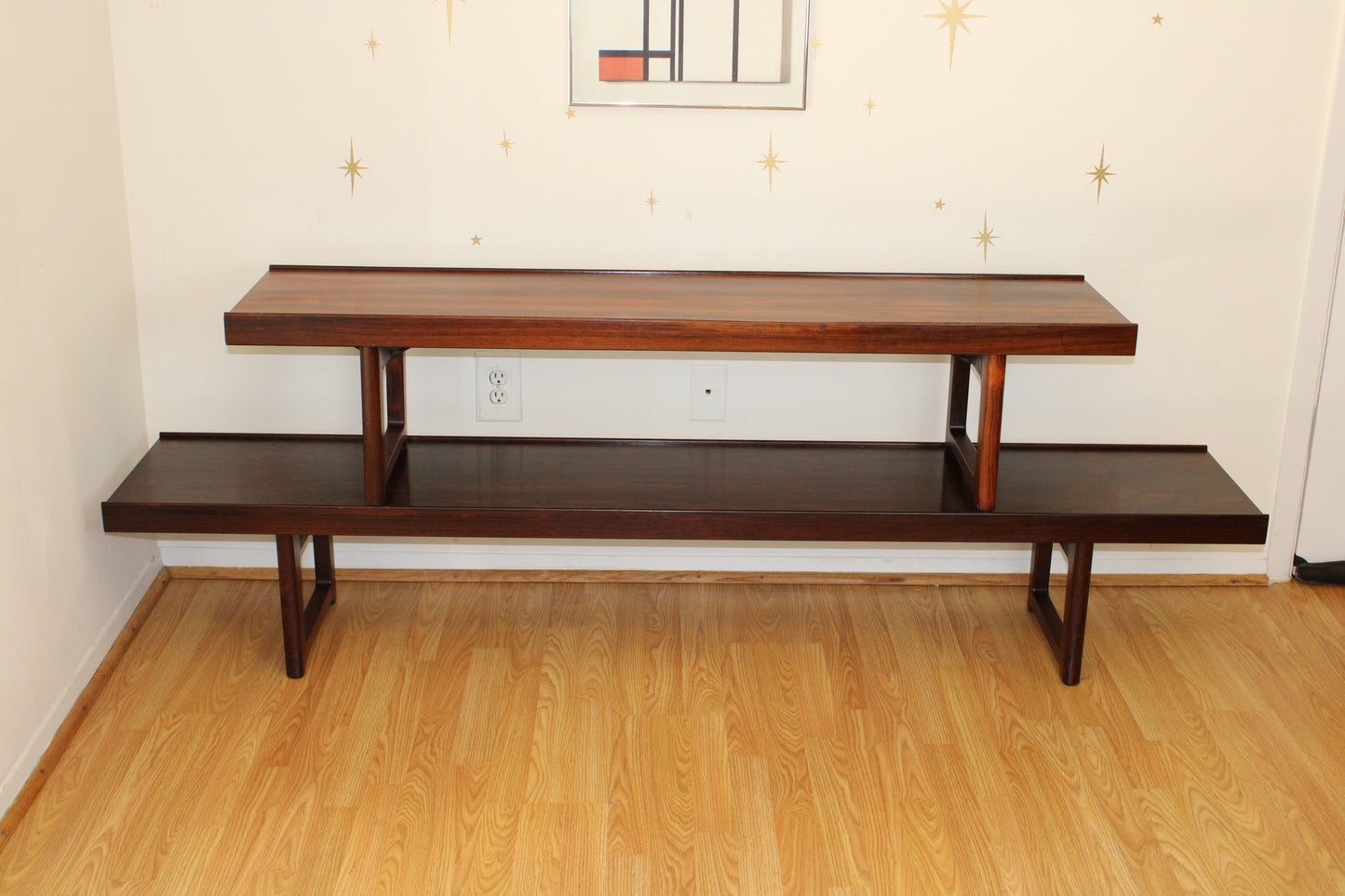 XL - Tørbjorn Afdal for Bruksbo Norwegian Rosewood "Krobo" Coffee Table/Bench