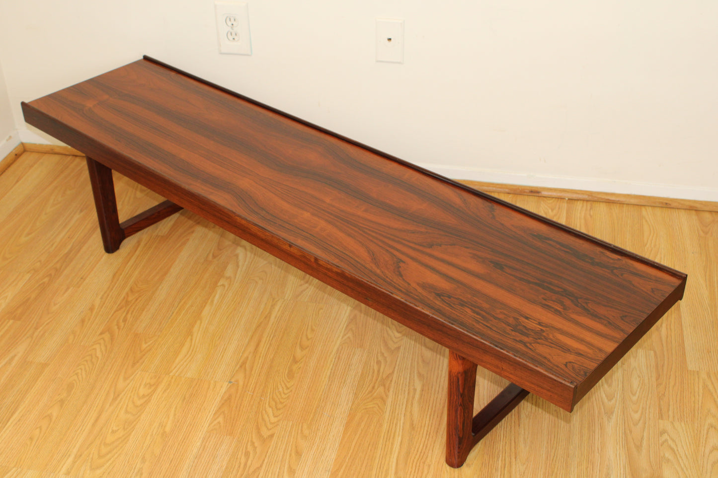 Tørbjorn Afdal for Bruksbo Norwegian Rosewood "Krobo" Coffee Table/Bench