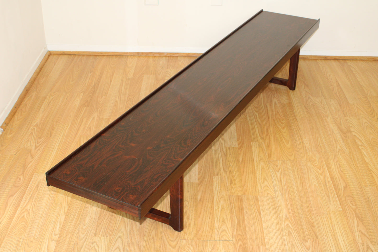 XL - Tørbjorn Afdal for Bruksbo Norwegian Rosewood "Krobo" Coffee Table/Bench