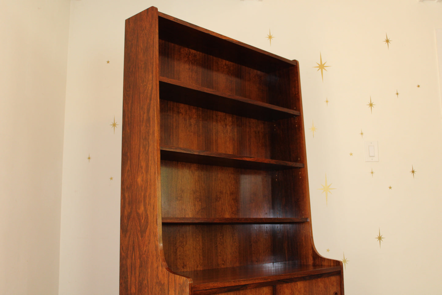 Danish Rosewood Bookcase/Hutch by Johannes Sorth for Bornholm