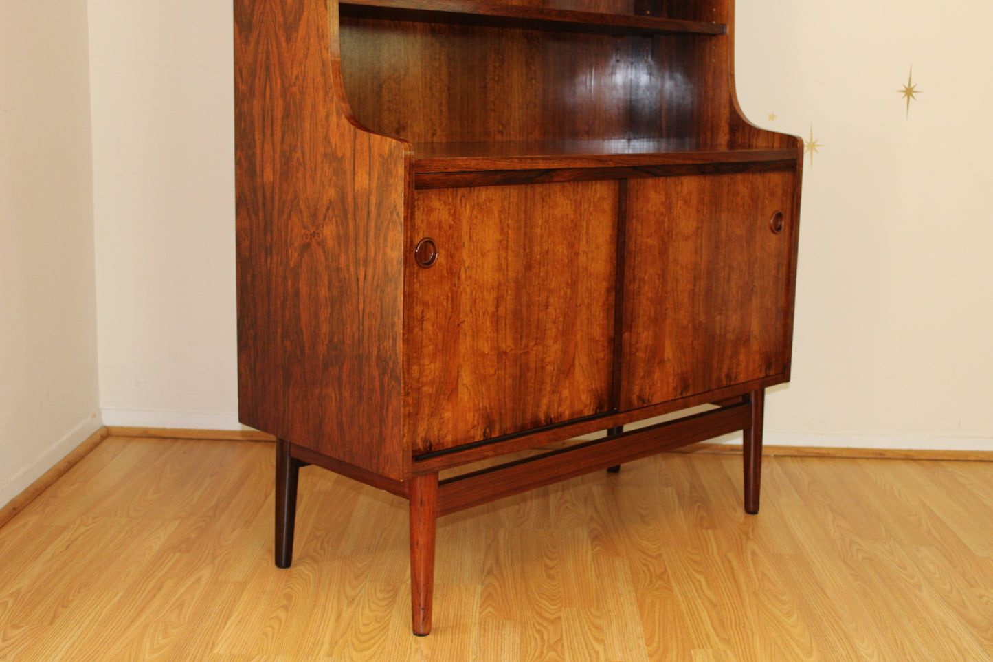 Danish Rosewood Bookcase/Hutch by Johannes Sorth for Bornholm