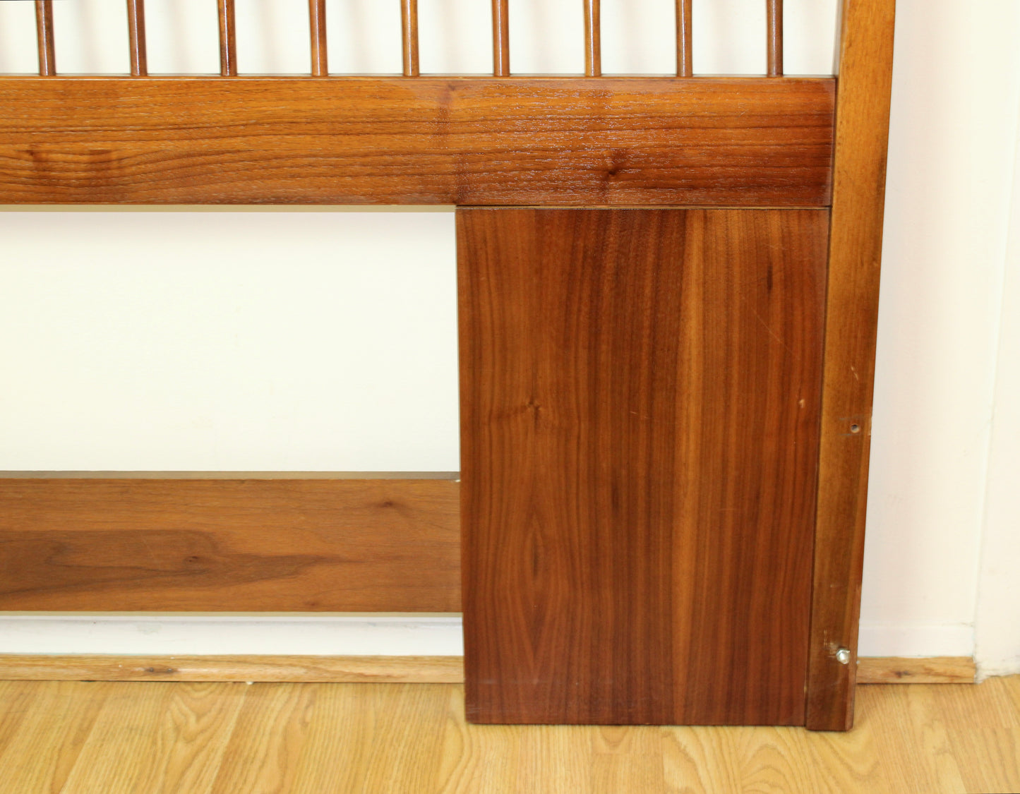 Drexel Declaration King Size Solid Walnut Headboard by Kipp Stewart